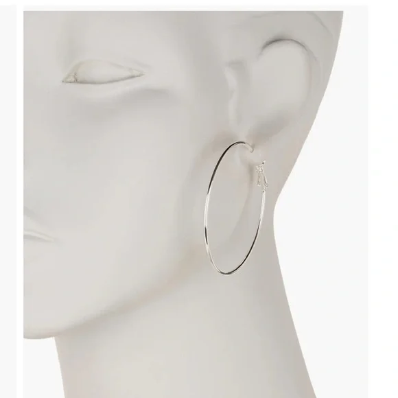 (2) NORDSTROM RACK Classic Hoop Earrings - Picture 1 of 10